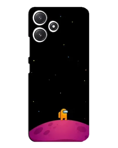 Чехол для Xiaomi POCO M6 с картинкой «Одинокий герой на планете»