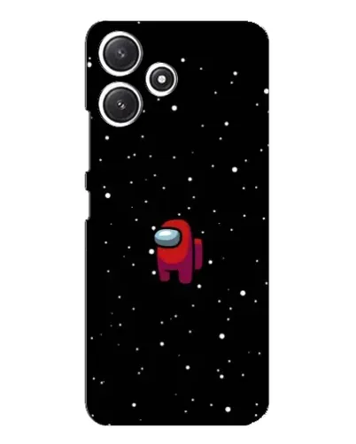 Чехол для Xiaomi POCO M6 с картинкой «Красный Among Us»