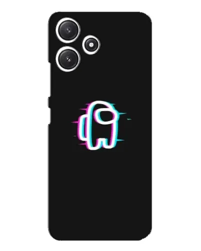 Чехол для Xiaomi POCO M6 с картинкой «Among Us неон»