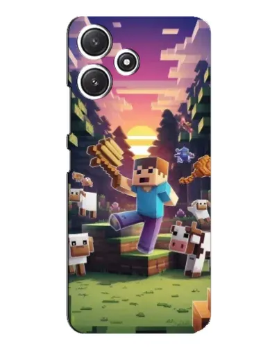 Чехол для Xiaomi POCO M6 с картинкой «Стив на ферме» Чехол для Xiaomi POCO M6 с картинкой «Стив на ферме»