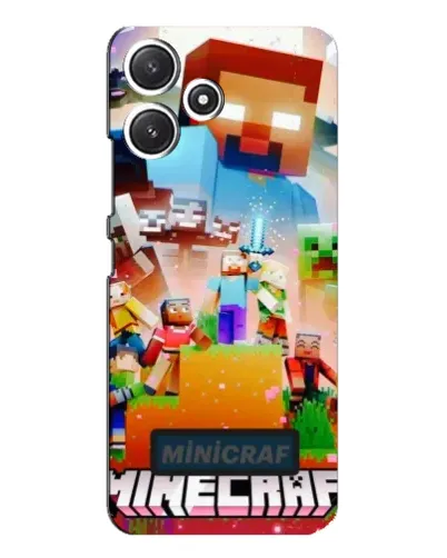 Чехол для Xiaomi POCO M6 с картинкой «Minecraft герои игры» Чехол для Xiaomi POCO M6 с картинкой «Minecraft герои игры»