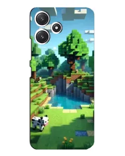Чехол для Xiaomi POCO M6 с картинкой «Minecraft летний день»