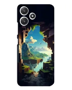 Чехол для Xiaomi POCO M6 с картинкой «Вид из пещеры»