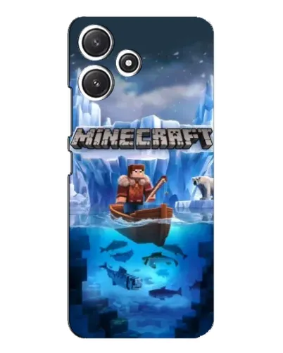 Чехол для Xiaomi POCO M6 с картинкой «Minecraft ледяной мир» Чехол для Xiaomi POCO M6 с картинкой «Minecraft ледяной мир»