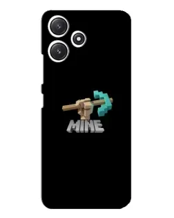 Чехол для Xiaomi POCO M6 с картинкой «Алмазная кирка»