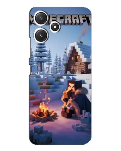 Чехол для Xiaomi POCO M6 с картинкой «Зимний Minecraft» Чехол для Xiaomi POCO M6 с картинкой «Зимний Minecraft»