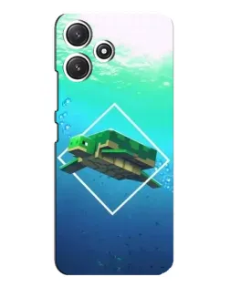 Чохол для Xiaomi POCO M6 з картинкою «Черепаха Minecraft»