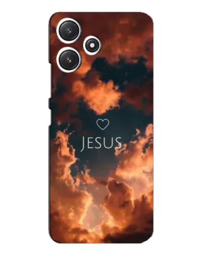 Чехол для Xiaomi POCO M6 с картинкой «Сияние Имени Jesus»