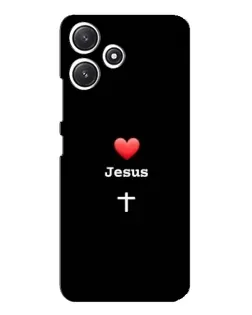 Чохол для Xiaomi POCO M6 з картинкою «Серце - Jesus» Чохол для Xiaomi POCO M6 з картинкою «Серце - Jesus»