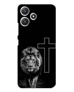 Чохол для Xiaomi POCO M6 з картинкою «Лев та Хрест» Чохол для Xiaomi POCO M6 з картинкою «Лев та Хрест»