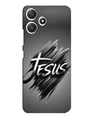 Чехол для Xiaomi POCO M6 с картинкой «Надпись Jesus Graffiti»