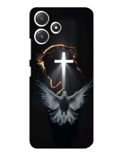 Чехол для Xiaomi POCO M6 с картинкой «Голубь и Свет»