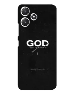 Чехол для Xiaomi POCO M6 с картинкой «GOD — Бог над всем»