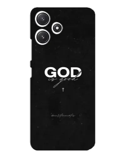 Чехол для Xiaomi POCO M6 с картинкой «GOD — Бог над всем»