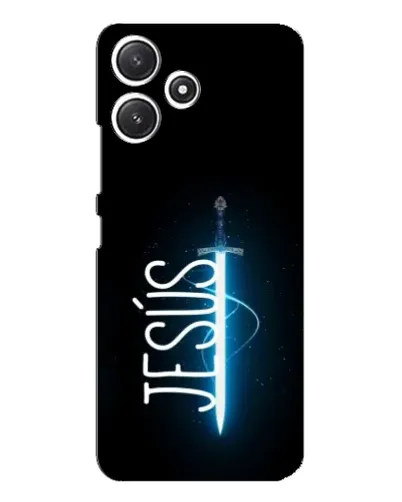 Чехол для Xiaomi POCO M6 с картинкой «Меч Духа Jesus»