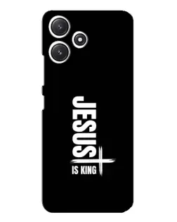Чехол для Xiaomi POCO M6 с картинкой «Вертикаль веры Jesus»