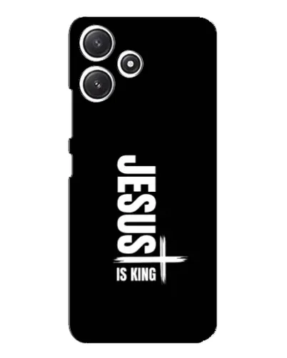 Чехол для Xiaomi POCO M6 с картинкой «Вертикаль веры Jesus»
