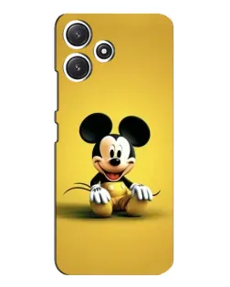 Чехол для Xiaomi POCO M6 с картинкой «Микки на желтом»