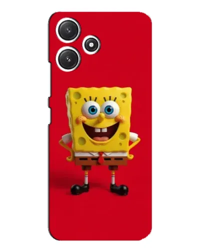 Чехол для Xiaomi POCO M6 с картинкой «Спанч Боб на красном» Чехол для Xiaomi POCO M6 с картинкой «Спанч Боб на красном»