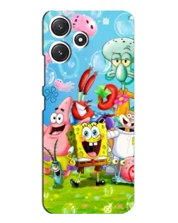 Чохол для Xiaomi POCO M6 з картинкою «Губка Боб та друзі» Чохол для Xiaomi POCO M6 з картинкою «Губка Боб та друзі»