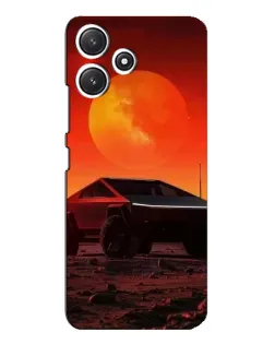 Чохол для Xiaomi POCO M6 з картинкою «Cybertruck на Марсі»