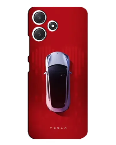 Чехол для Xiaomi POCO M6 с картинкой «Tesla Top View»