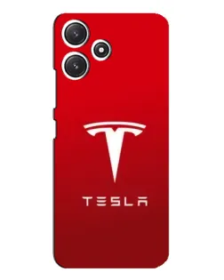 Чохол для Xiaomi POCO M6 з картинкою «Tesla Red Classic»