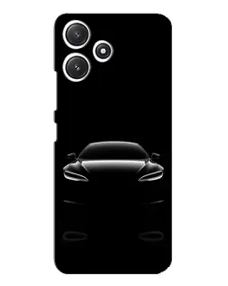 Чохол для Xiaomi POCO M6 з картинкою «Силует Tesla Night»