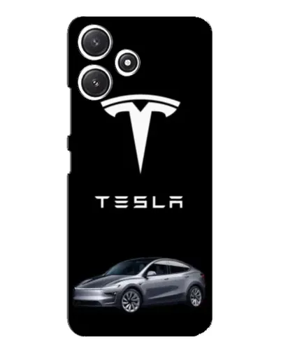 Чехол для Xiaomi POCO M6 с картинкой «Tesla Model Y»