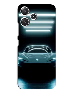 Чохол для Xiaomi POCO M6 з картинкою «Tesla в неоні» Чохол для Xiaomi POCO M6 з картинкою «Tesla в неоні»
