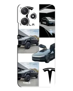 Чохол для Xiaomi POCO M6 з картинкою «Колаж Cybertruck Tesla» Чохол для Xiaomi POCO M6 з картинкою «Колаж Cybertruck Tesla»