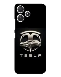 Чохол для Xiaomi POCO M6 з картинкою «Tesla — срібне авто» Чохол для Xiaomi POCO M6 з картинкою «Tesla — срібне авто»