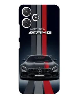 Чохол для Xiaomi POCO M6 з картинкою «Mercedes — білий карбон»