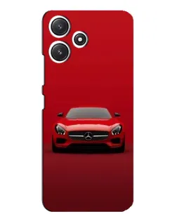 Чехол для Xiaomi POCO M6 с картинкой «Красный Mercedes AMG»
