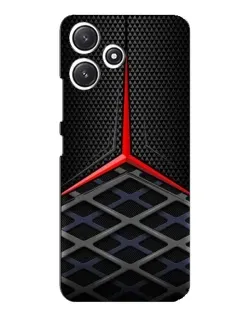 Чехол для Xiaomi POCO M6 с картинкой «Mercedes Carbon Grid»