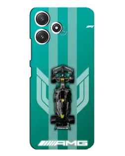 Чехол для Xiaomi POCO M6 с картинкой «Mercedes AMG Petronas»