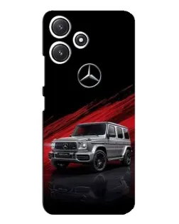 Чехол для Xiaomi POCO M6 с картинкой «Mercedes G-Class красный»