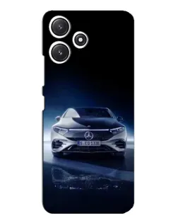 Чехол для Xiaomi POCO M6 с картинкой «Ночной Mercedes EQ»