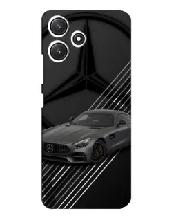 Чехол для Xiaomi POCO M6 с картинкой «Mercedes AMG — графика»