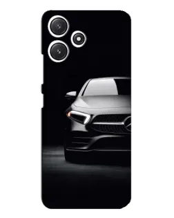 Чехол для Xiaomi POCO M6 с картинкой «Свет фар Mercedes»