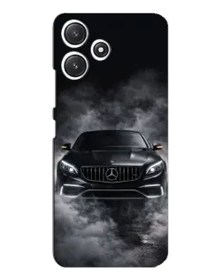 Чехол для Xiaomi POCO M6 с картинкой «Mercedes в дыму»