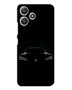 Чехол для Xiaomi POCO M6 с картинкой «Mercedes — силуэт авто» Чехол для Xiaomi POCO M6 с картинкой «Mercedes — силуэт авто»