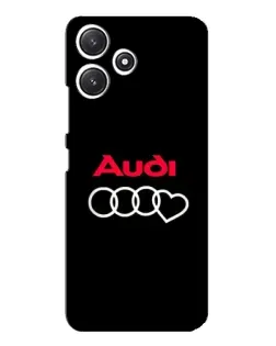 Чохол для Xiaomi POCO M6 з картинкою «Логотип Audi Heart»