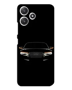 Чохол для Xiaomi POCO M6 з картинкою «Audi — нічний контур»