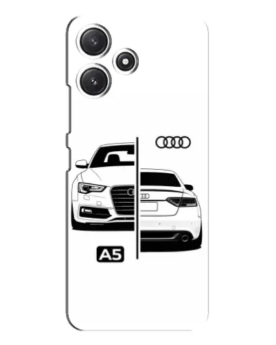 Чехол для Xiaomi POCO M6 с картинкой «Audi — контрастный дизайн» Чехол для Xiaomi POCO M6 с картинкой «Audi — контрастный дизайн»