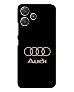 Чохол для Xiaomi POCO M6 з картинкою «Audi — золотий логотип»