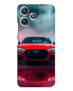 Чохол для Xiaomi POCO M6 з картинкою «Audi RS — червоний стиль»