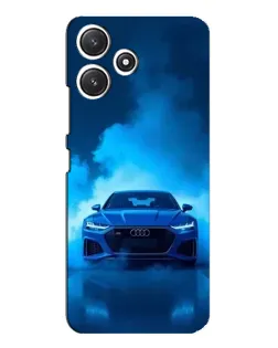 Чохол для Xiaomi POCO M6 з картинкою «Audi — блакитна енергія»