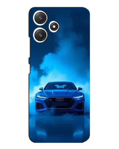Чехол для Xiaomi POCO M6 с картинкой «Audi — голубая энергия» Чехол для Xiaomi POCO M6 с картинкой «Audi — голубая энергия»