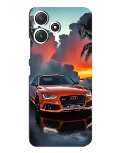 Чохол для Xiaomi POCO M6 з картинкою «Audi — захід сонця»
